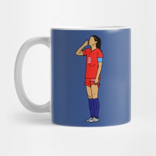 Alex Morgan Sipping Tea Mug